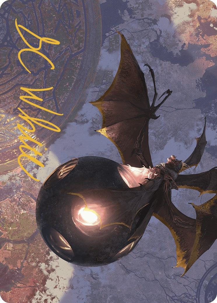 Malicious Eclipse Art Card (Gold-Stamped Signature) [The Lost Caverns of Ixalan Art Series] | GnG Games