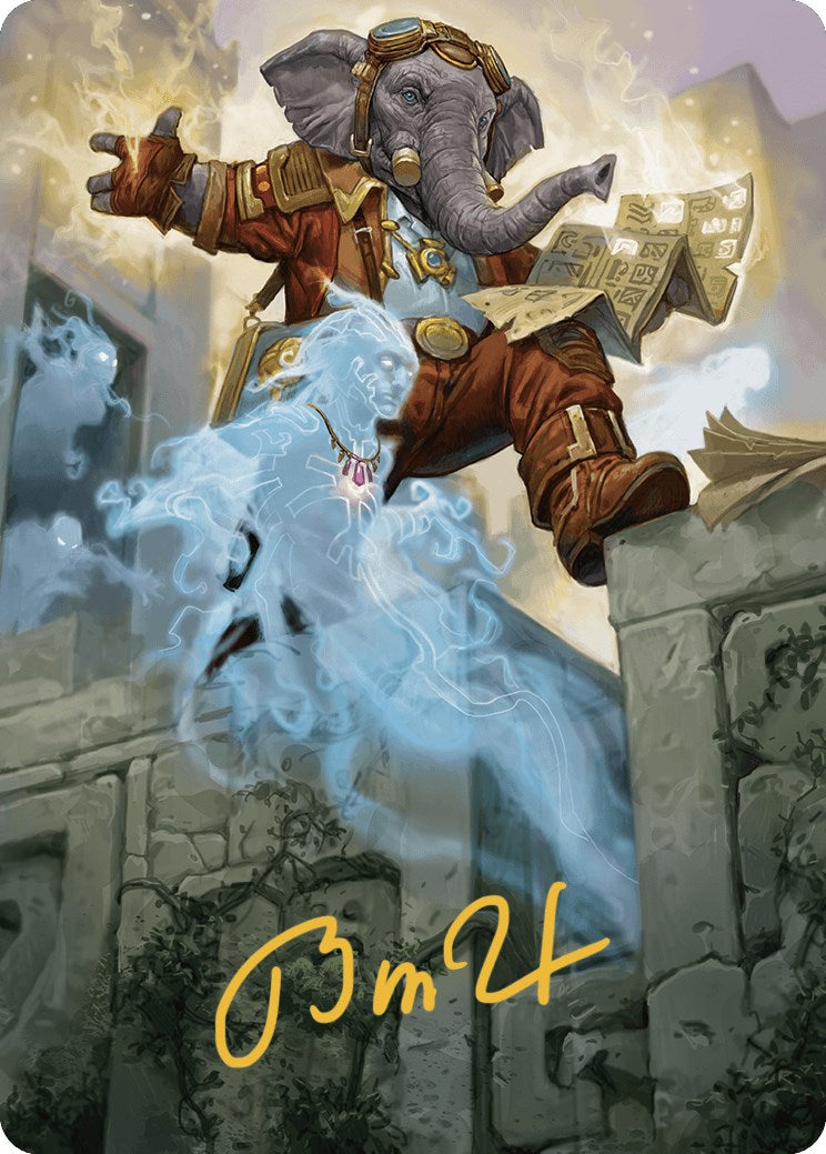 Quintorius Kand Art Card (37/81) (Gold-Stamped Signature) [The Lost Caverns of Ixalan Art Series] | GnG Games