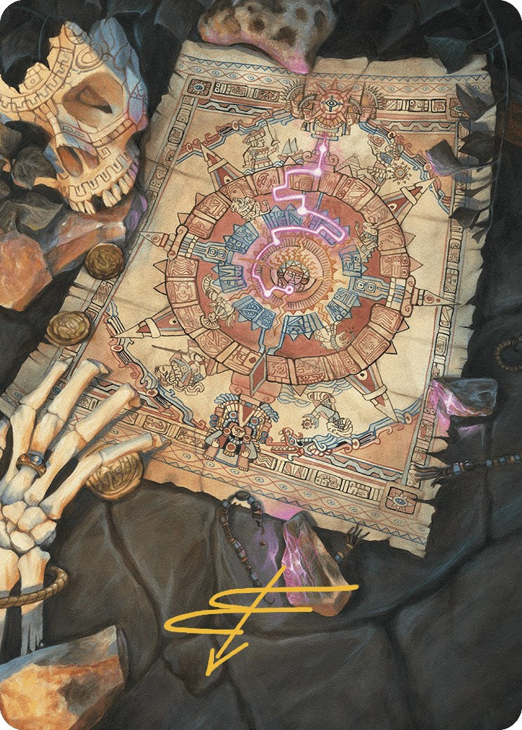 Map Token Art Card (Gold-Stamped Signature) [The Lost Caverns of Ixalan Art Series] | GnG Games