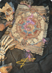 Map Token Art Card (Gold-Stamped Signature) [The Lost Caverns of Ixalan Art Series] | GnG Games