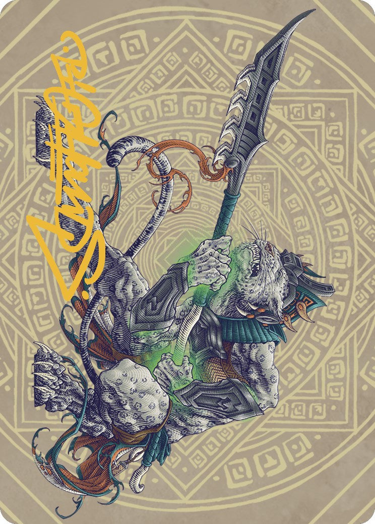 Kutzil, Malamet Exemplar Art Card (Gold-Stamped Signature) [The Lost Caverns of Ixalan Art Series] | GnG Games