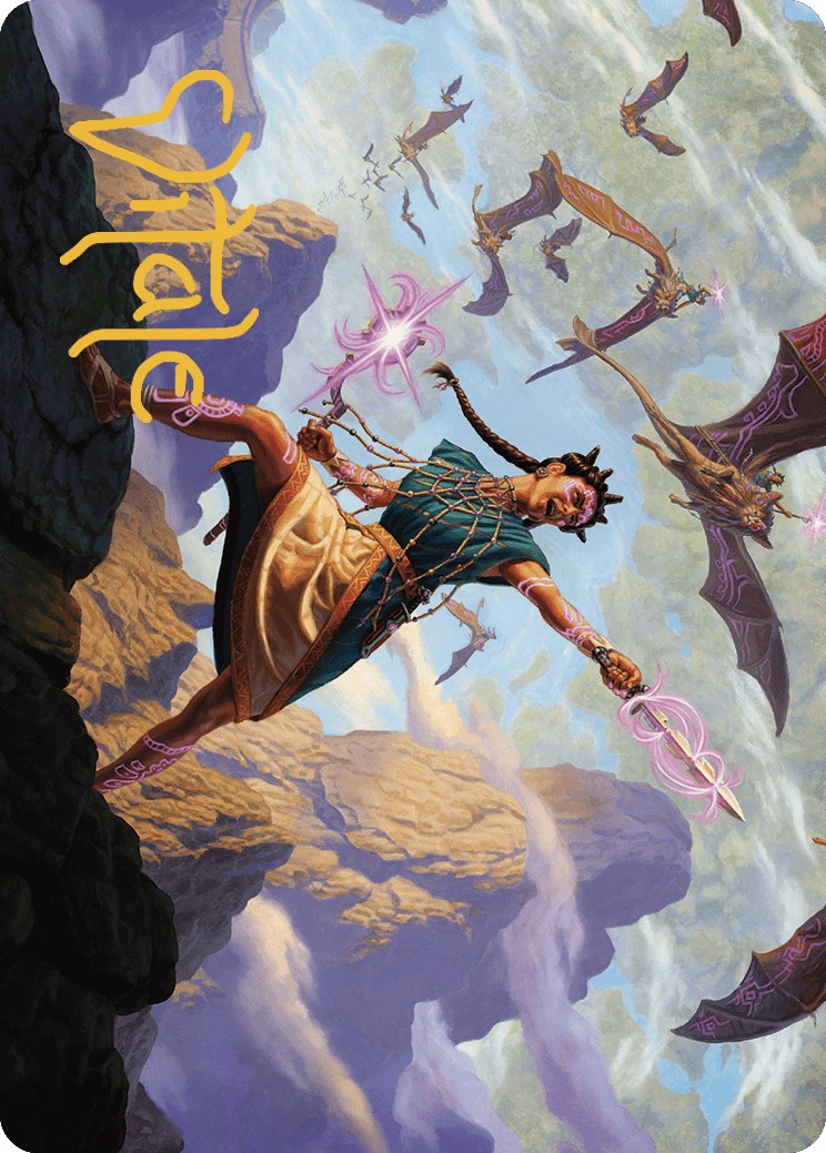 Warden of the Inner Sky Art Card (Gold-Stamped Signature) [The Lost Caverns of Ixalan Art Series] | GnG Games