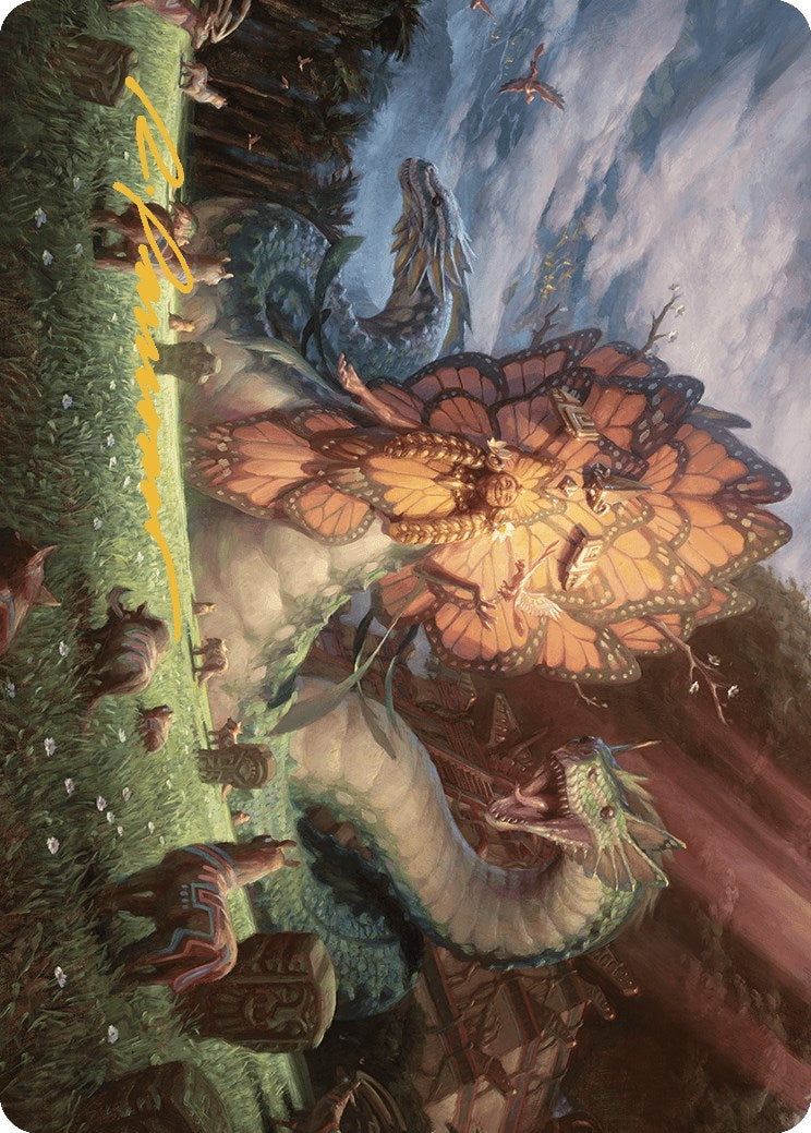 Ojer Kaslem, Deepest Growth Art Card (30/81) (Gold-Stamped Signature) [The Lost Caverns of Ixalan Art Series] | GnG Games