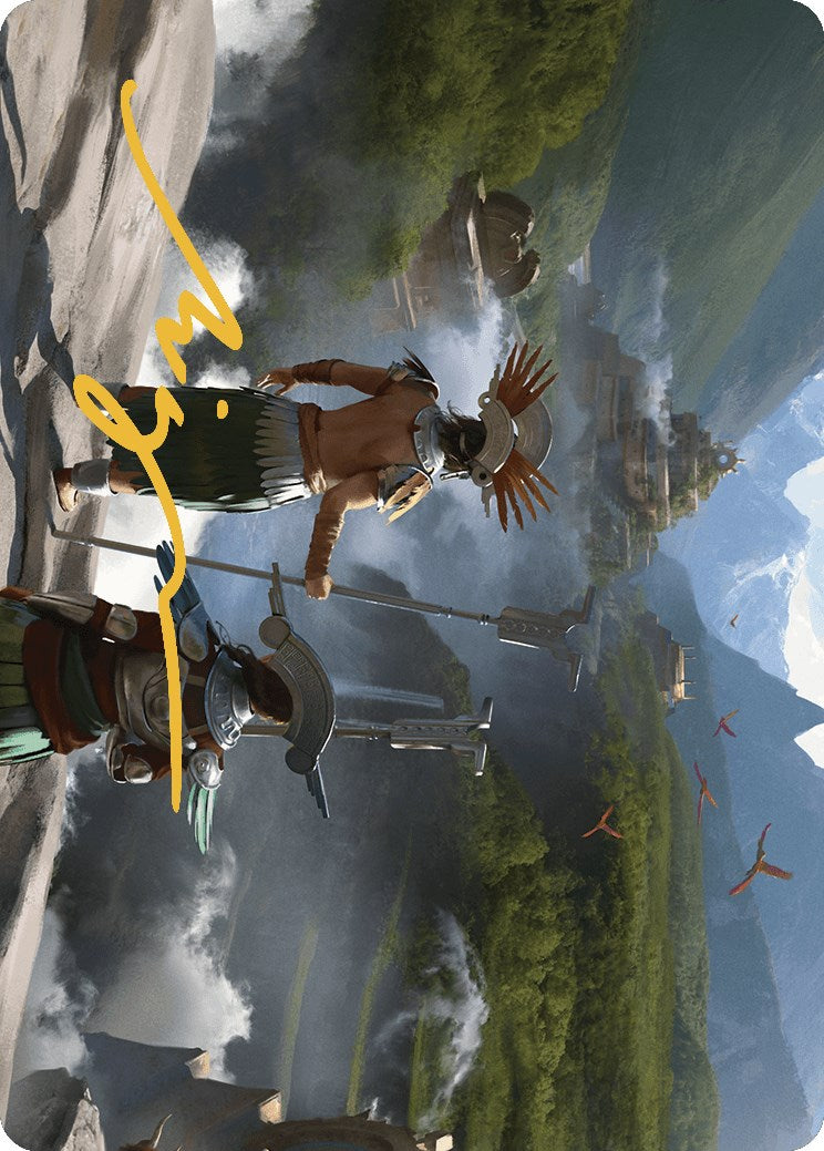 Glimpse the Core Art Card (Gold-Stamped Signature) [The Lost Caverns of Ixalan Art Series] | GnG Games
