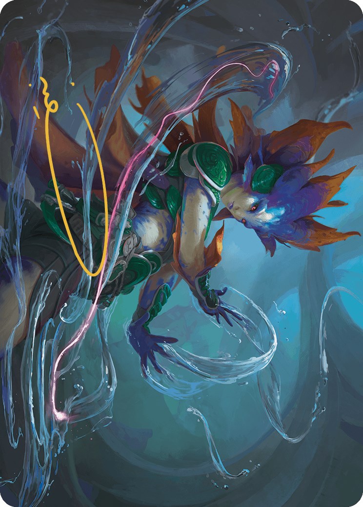Nicanzil, Current Conductor Art Card (Gold-Stamped Signature) [The Lost Caverns of Ixalan Art Series] | GnG Games