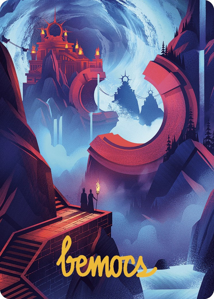Mountain Art Card (Gold-Stamped Signature) [The Lost Caverns of Ixalan Art Series] | GnG Games