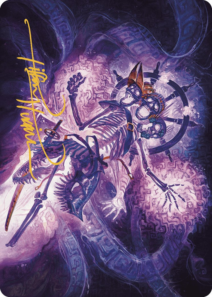 The Grim Captain Art Card (Gold-Stamped Signature) [The Lost Caverns of Ixalan Art Series] | GnG Games