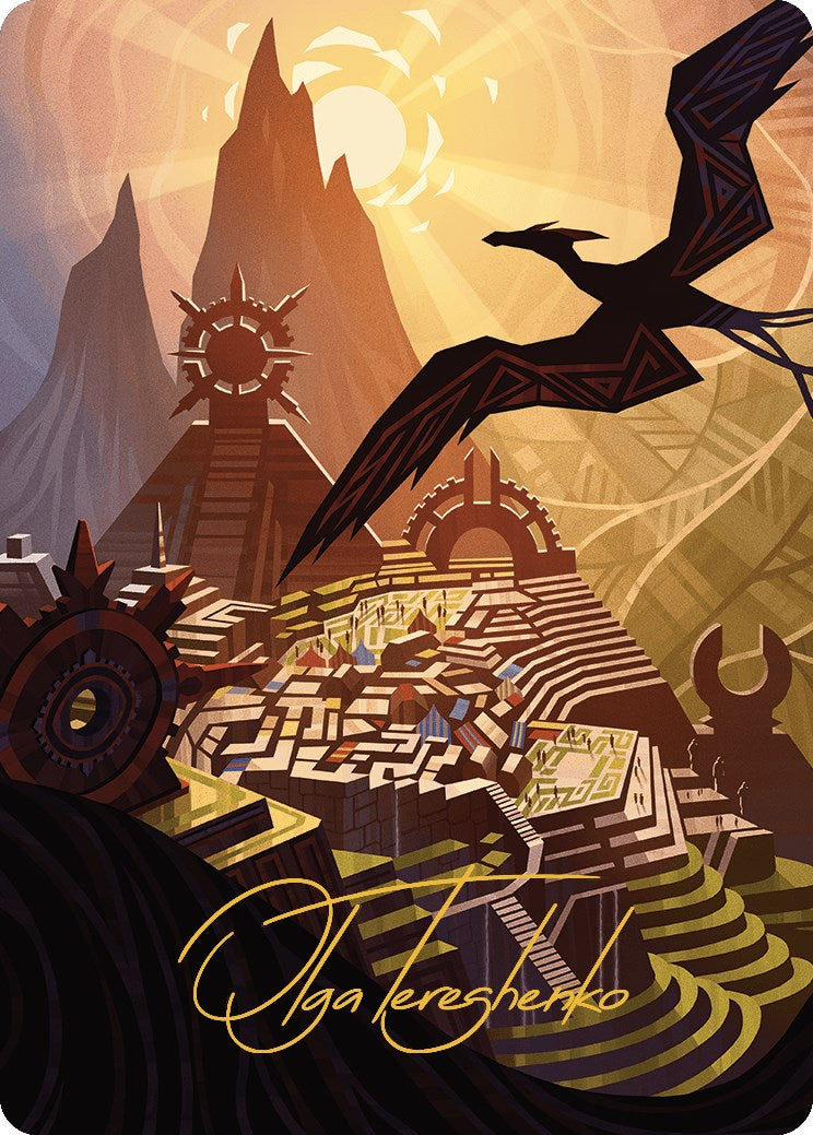 Plains Art Card (Gold-Stamped Signature) [The Lost Caverns of Ixalan Art Series] | GnG Games
