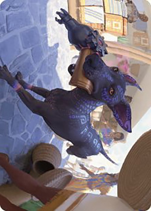 Mischievous Pup Art Card [The Lost Caverns of Ixalan Art Series] | GnG Games