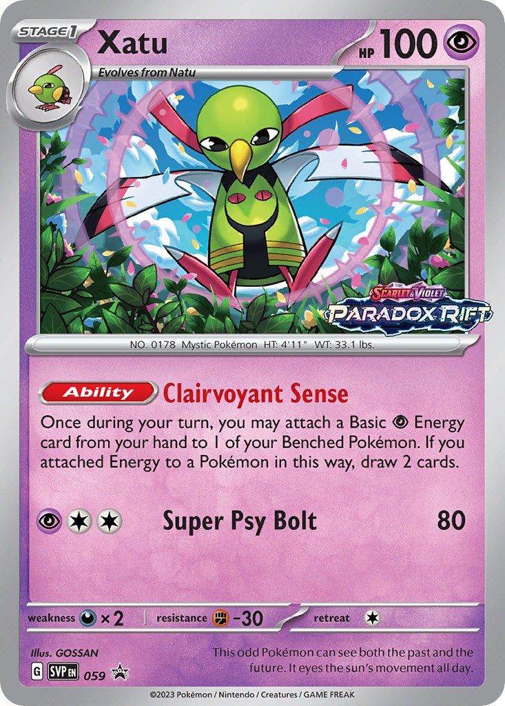 Xatu (059) [Scarlet & Violet: Black Star Promos] | GnG Games