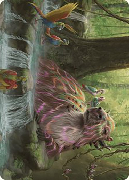 Basking Capybara Art Card [The Lost Caverns of Ixalan Art Series] | GnG Games