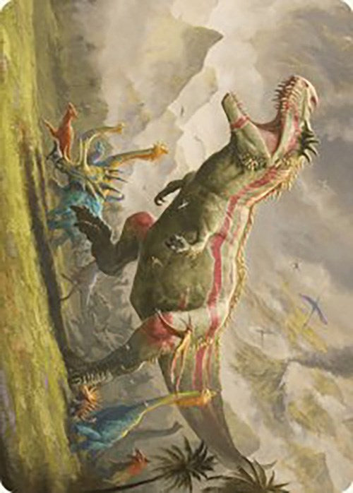 Ghalta, Stampede Tyrant Art Card [The Lost Caverns of Ixalan Art Series] | GnG Games