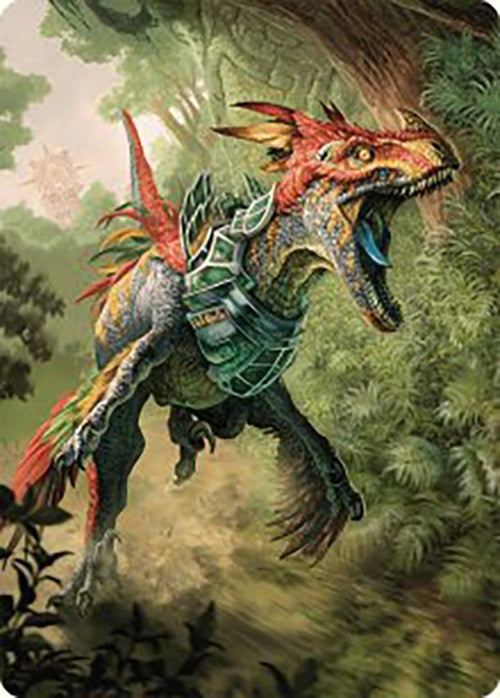 Dinosaur Token Art Card [The Lost Caverns of Ixalan Art Series] | GnG Games