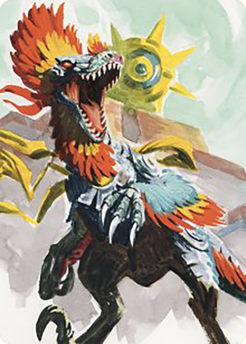 Pantlaza, Sun-Favored Art Card [The Lost Caverns of Ixalan Art Series] | GnG Games