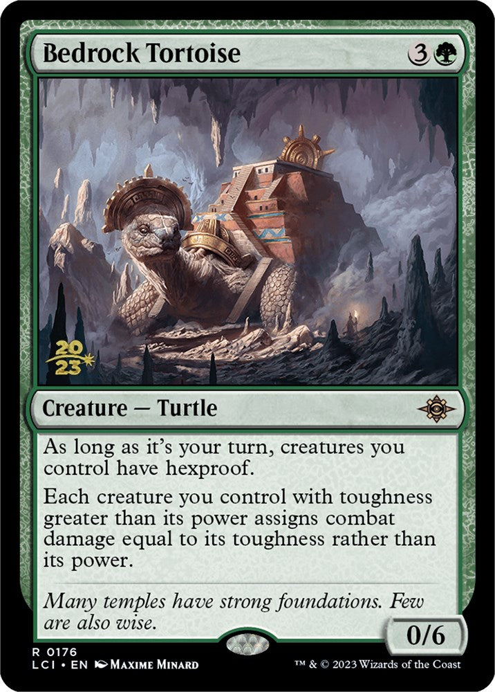 Bedrock Tortoise [The Lost Caverns of Ixalan Prerelease Cards] | GnG Games