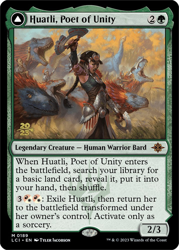 Huatli, Poet of Unity // Roar of the Fifth People [The Lost Caverns of Ixalan Prerelease Cards] | GnG Games