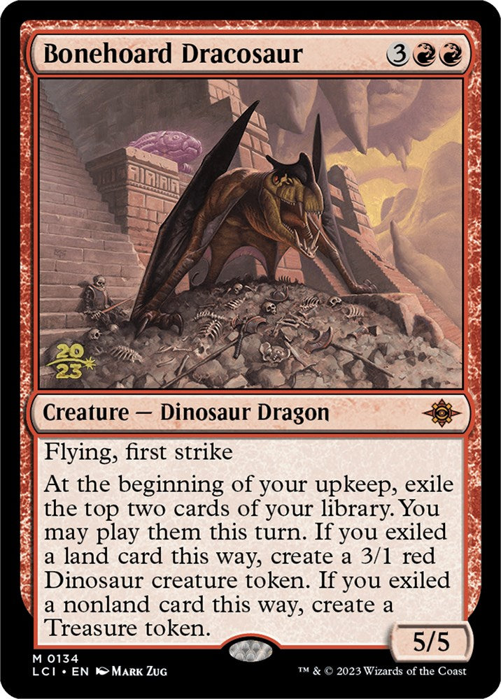 Bonehoard Dracosaur [The Lost Caverns of Ixalan Prerelease Cards] | GnG Games