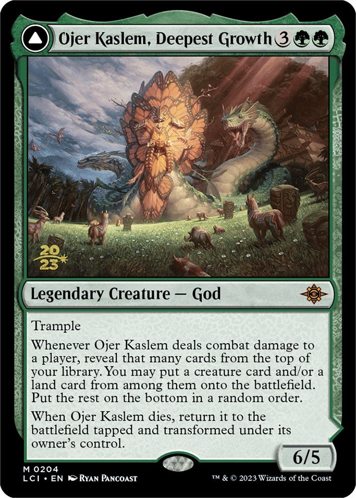 Ojer Kaslem, Deepest Growth // Temple of Cultivation [The Lost Caverns of Ixalan Prerelease Cards] | GnG Games