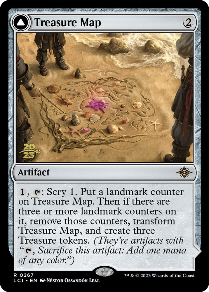 Treasure Map // Treasure Cove [The Lost Caverns of Ixalan Prerelease Cards] | GnG Games