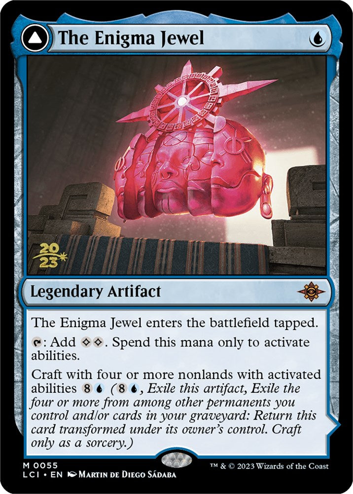 The Enigma Jewel // Locus of Enlightenment [The Lost Caverns of Ixalan Prerelease Cards] | GnG Games