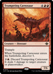 Trumpeting Carnosaur (Promo Pack) [The Lost Caverns of Ixalan Promos] | GnG Games