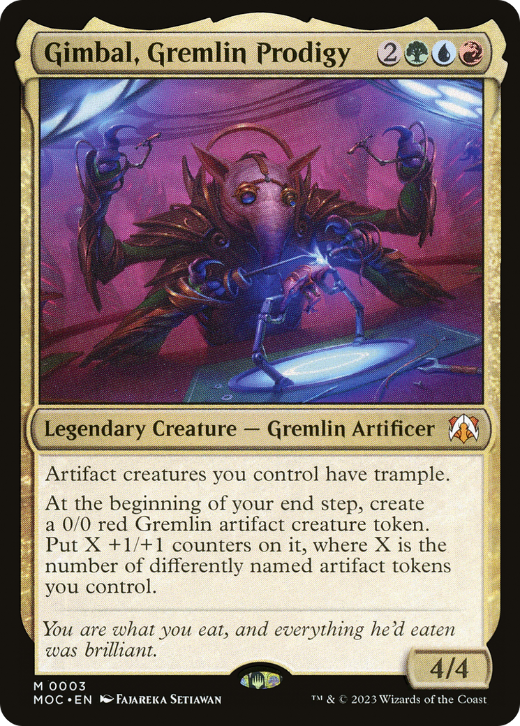 Gimbal, Gremlin Prodigy [March of the Machine Commander] | GnG Games