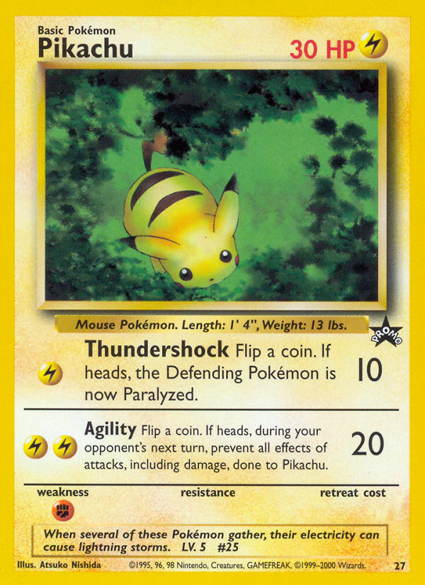 Pikachu (27) [Wizards of the Coast: Black Star Promos] | GnG Games