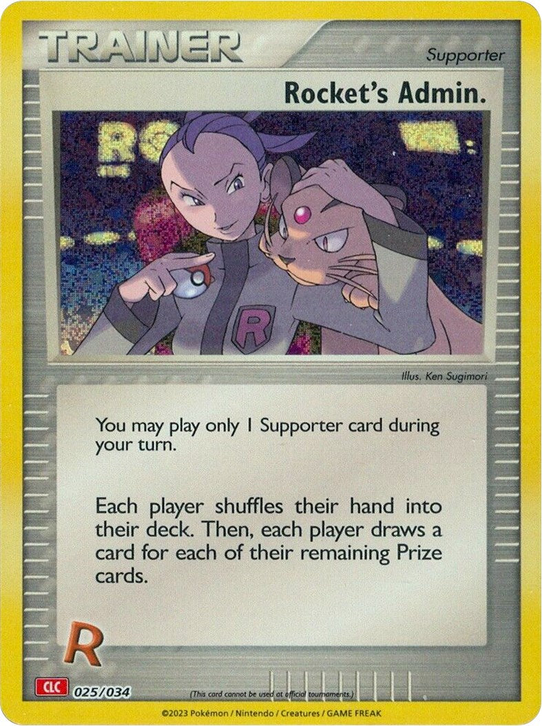 Rocket's Admin. (CLC) [Trading Card Game Classic] | GnG Games