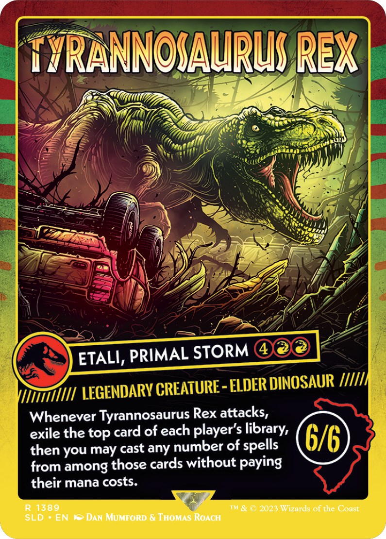 Tyrannosaurus Rex - Etali, Primal Storm [Secret Lair Drop Series] | GnG Games