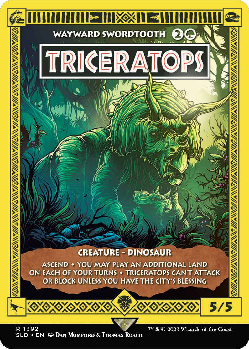 Triceratops - Wayward Swordtooth [Secret Lair Drop Series] | GnG Games