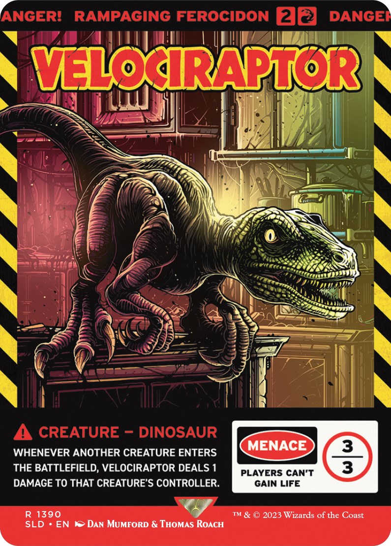 Velociraptor - Rampaging Ferocidon [Secret Lair Drop Series] | GnG Games