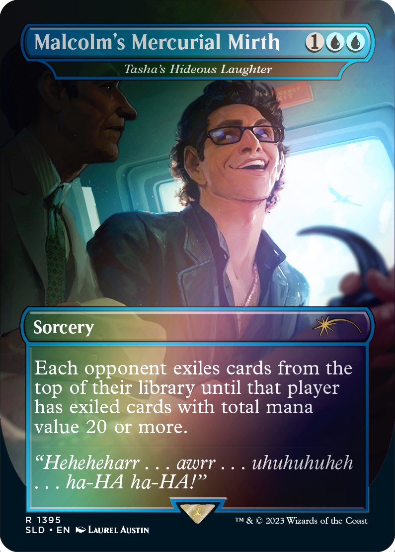 Malcolm's Mercurial Mirth - Tasha's Hideous Laughter (Rainbow Foil) [Secret Lair Drop Series] | GnG Games