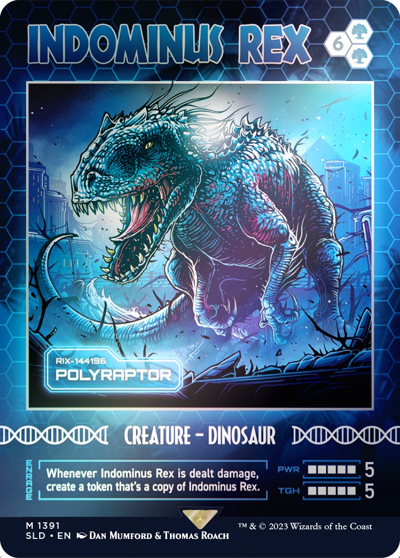 Indominus Rex - Polyraptor (Rainbow Foil) [Secret Lair Drop Series] | GnG Games