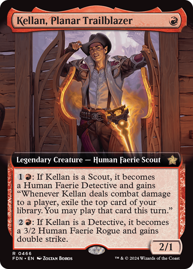 Kellan, Planar Trailblazer (Extended Art) [Foundations] | GnG Games