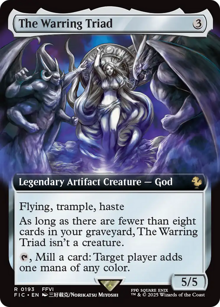 The Warring Triad (Extended Art) [FINAL FANTASY Commander] | GnG Games