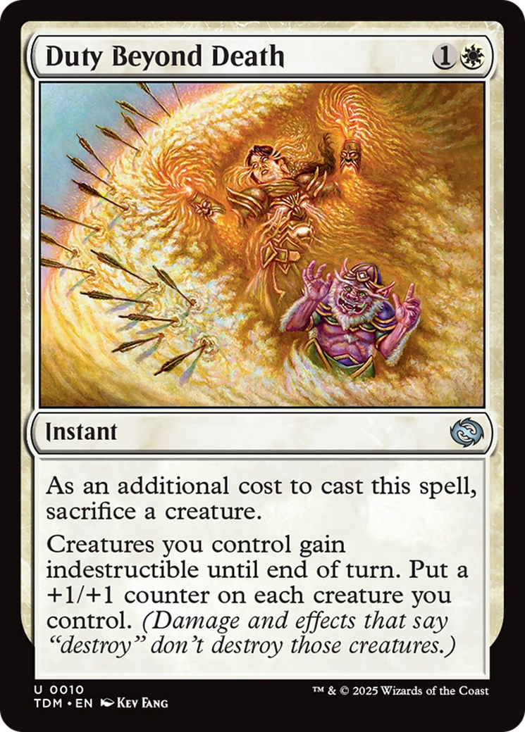 Duty Beyond Death [Tarkir: Dragonstorm] | GnG Games