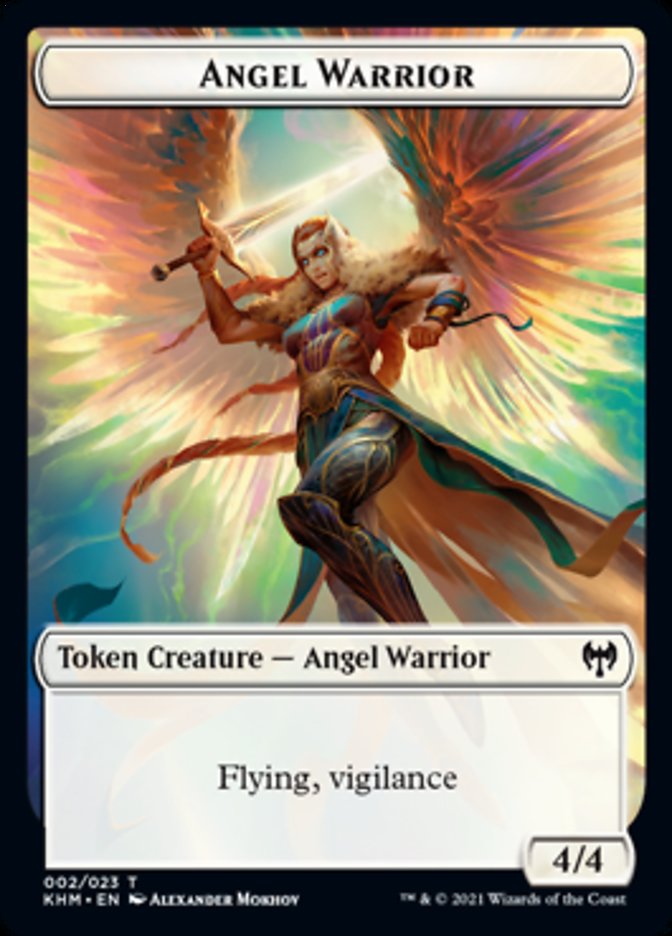 Angel Warrior Token [Kaldheim Tokens] | GnG Games