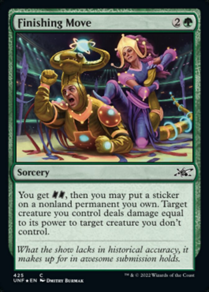 Finishing Move (Galaxy Foil) [Unfinity] | GnG Games