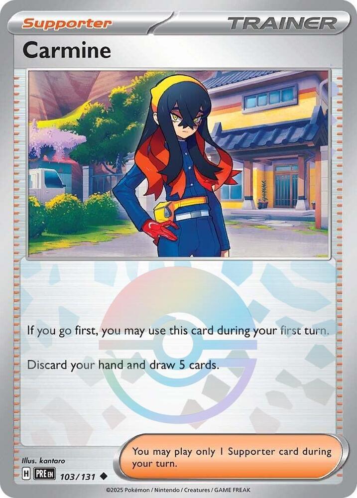 Carmine (103/131) (Poke Ball Pattern) [Scarlet & Violet: Prismatic Evolutions] | GnG Games