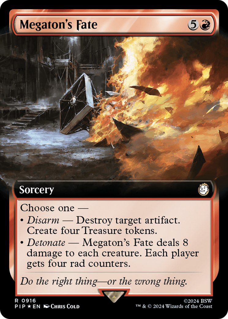 Megaton's Fate (Extended Art) (Surge Foil) [Fallout] | GnG Games