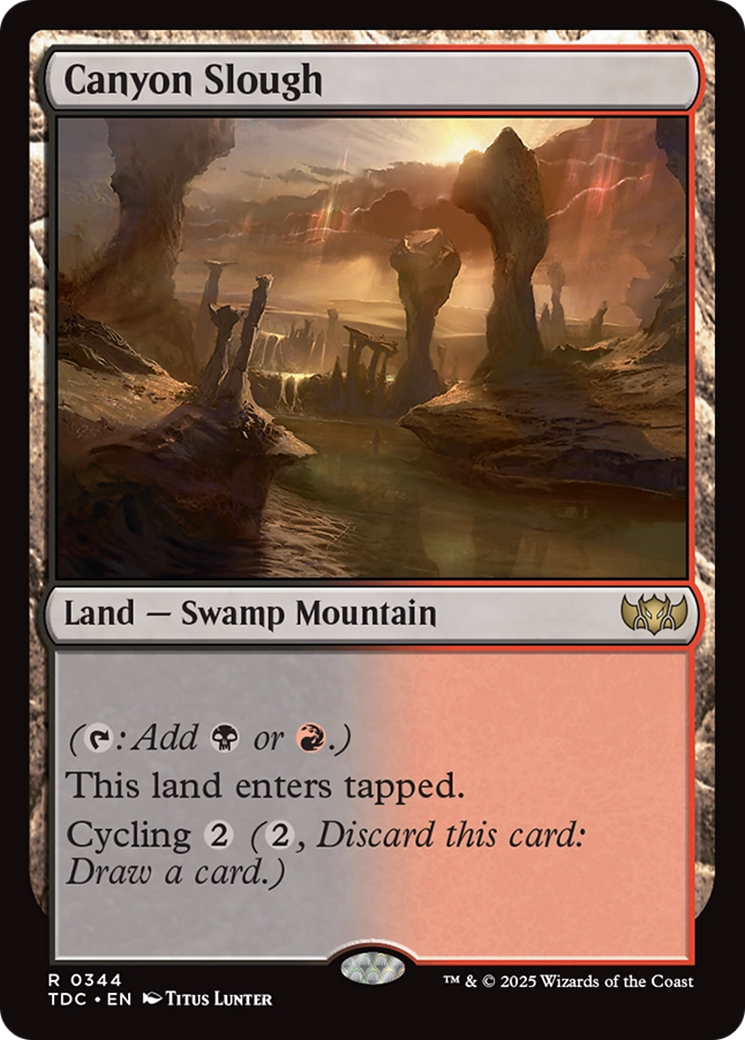 Canyon Slough [Tarkir: Dragonstorm Commander] | GnG Games