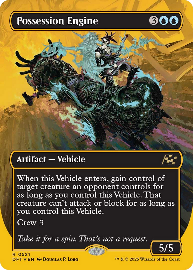 Possession Engine (Borderless) (First-Place Foil) [Aetherdrift] | GnG Games