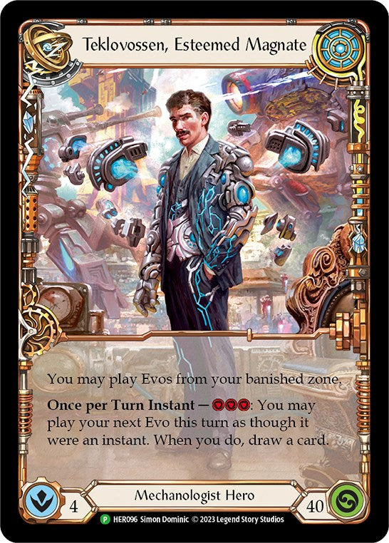 Teklovossen, Esteemed Magnate [HER096] (Promo)  Rainbow Foil | GnG Games