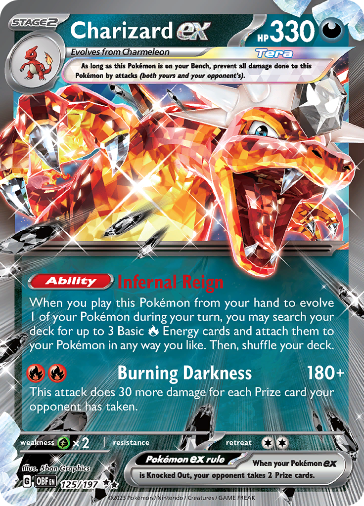 Charizard ex (125/197) [Scarlet & Violet: Obsidian Flames] | GnG Games