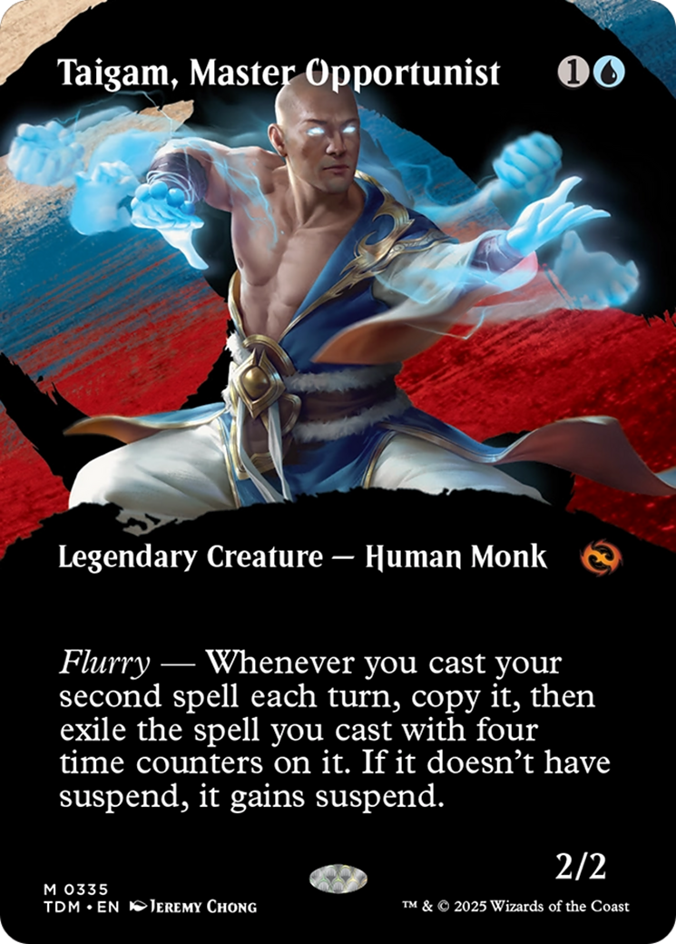 Taigam, Master Opportunist (Borderless) [Tarkir: Dragonstorm] | GnG Games