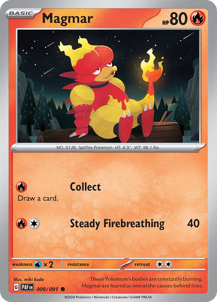 Magmar (009/091) [Scarlet & Violet: Paldean Fates] | GnG Games