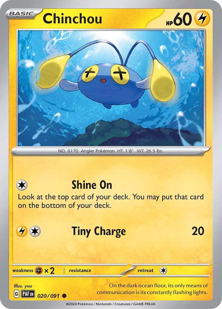 Chinchou (020/091) [Scarlet & Violet: Paldean Fates] | GnG Games