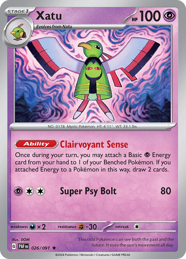 Xatu (026/091) [Scarlet & Violet: Paldean Fates] | GnG Games