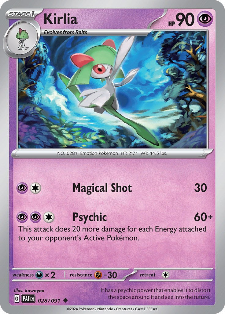 Kirlia (028/091) [Scarlet & Violet: Paldean Fates] | GnG Games