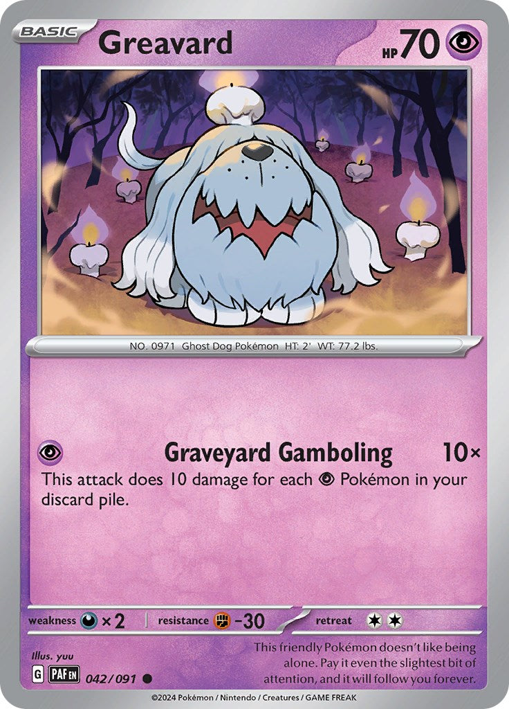 Greavard (042/091) [Scarlet & Violet: Paldean Fates] | GnG Games